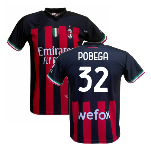Maglia Milan Pobega 32 ufficiale replica 2022/2023 prodotto ufficiale